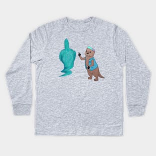 Otter Punk Kids Long Sleeve T-Shirt